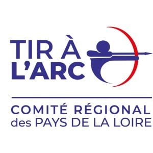 Logo carré du comité de tir à l'arc des Pays de la Loire